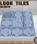 Concrete Floor Tiles - HamsterFoundry - Print Minis