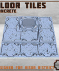 Concrete Floor Tiles - HamsterFoundry - Print Minis