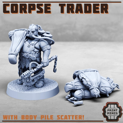 Corpse Trader and bodies - HamsterFoundry - Print Minis