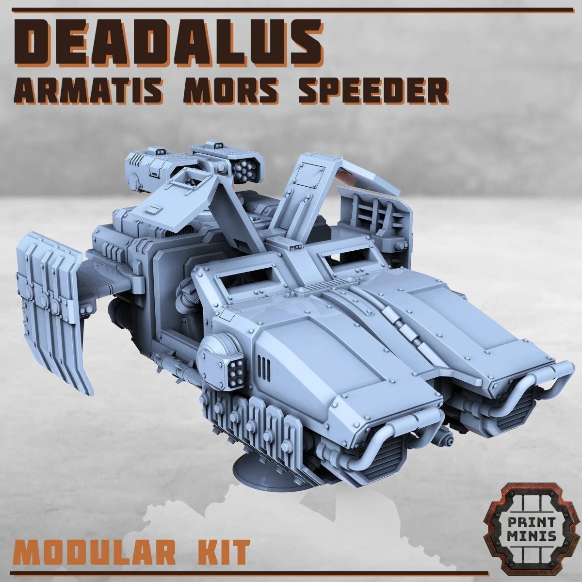 Daedalus Speeder | Armatis Mors Speeder | Print Minis - HamsterFoundry - Print Minis