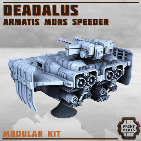 Daedalus Speeder | Armatis Mors Speeder | Print Minis - HamsterFoundry - Print Minis