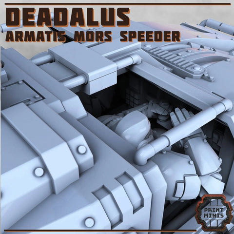 Daedalus Speeder | Armatis Mors Speeder | Print Minis - HamsterFoundry - Print Minis