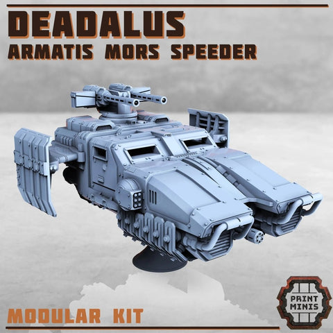 Daedalus Speeder | Armatis Mors Speeder | Print Minis - HamsterFoundry - Print Minis