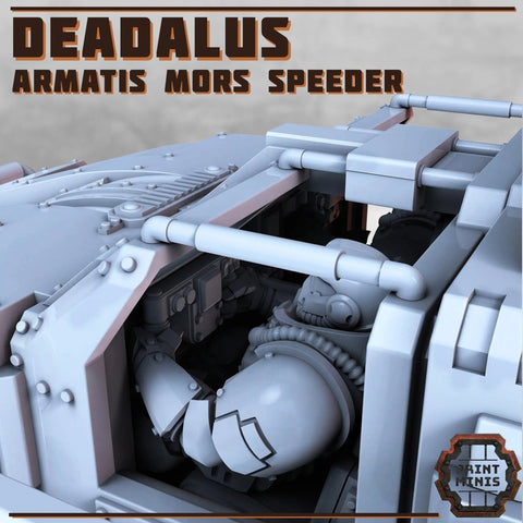 Daedalus Speeder | Armatis Mors Speeder | Print Minis - HamsterFoundry - Print Minis