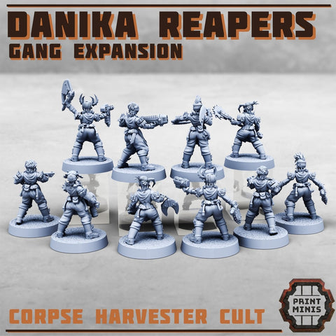 Danika Reapers Gang Extension - HamsterFoundry - Print Minis