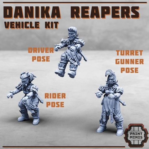 Danika Reapers - Vehicle Kit - HamsterFoundry - Print Minis