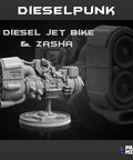 Dieselpunk - Jet Bike and Zasha - HamsterFoundry - HamsterFoundry