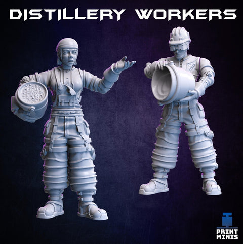 Distillery workers - HamsterFoundry - HamsterFoundry