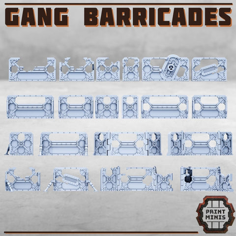 Gang Barricades Kit bundle - HamsterFoundry - HamsterFoundry