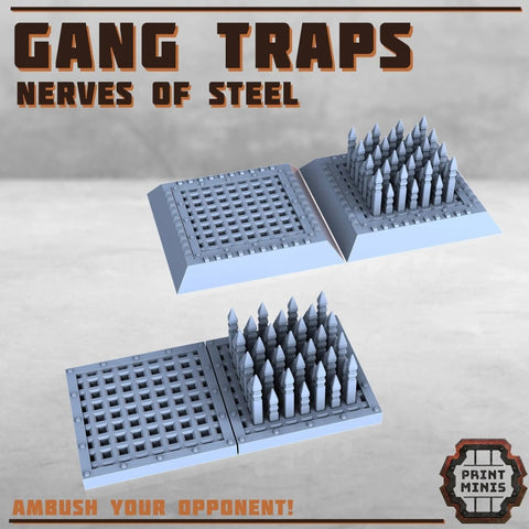 Gang Traps - HamsterFoundry - Print Minis