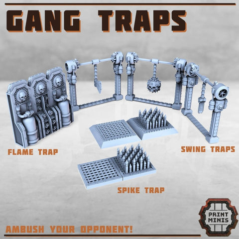 Gang Traps - HamsterFoundry - Print Minis