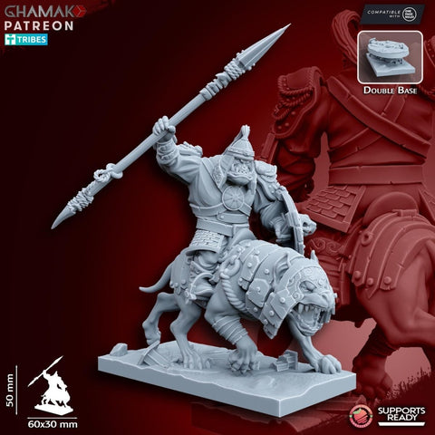 Grey Orcs Warg Riders 891 - HamsterFoundry - HamsterFoundry