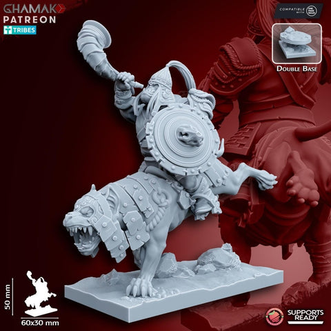 Grey Orcs Warg Riders 891 - HamsterFoundry - HamsterFoundry