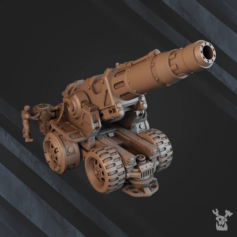 Heavy Artillery Mount with Earthquake Cannon and Gorgon Siege Gun - HamsterFoundry - HamsterFoundry