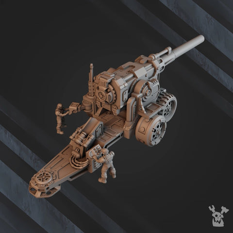 Heavy Artillery Mount with Earthquake Cannon and Gorgon Siege Gun - HamsterFoundry - HamsterFoundry