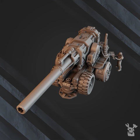 Heavy Artillery Mount with Earthquake Cannon and Gorgon Siege Gun - HamsterFoundry - HamsterFoundry