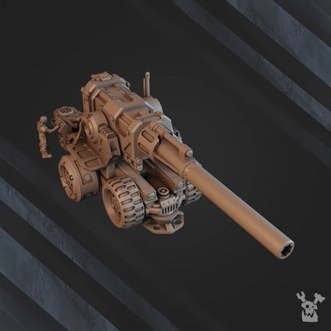 Heavy Artillery Mount with Earthquake Cannon and Gorgon Siege Gun - HamsterFoundry - HamsterFoundry