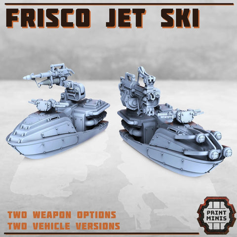 Frisco Jet Ski Print Minis
