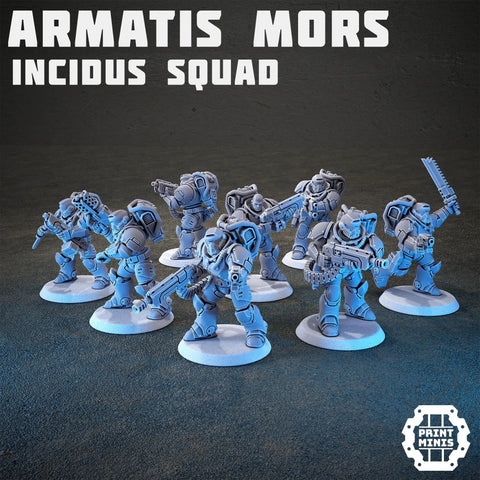 Armatis Mors - Complete Incidus Squad Print Minis