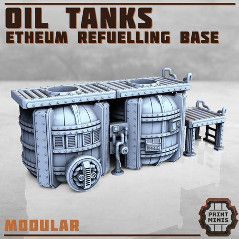 Etheum Oil tanks Print Minis
