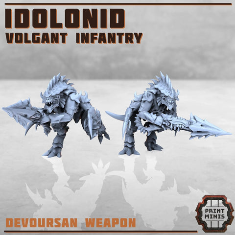 Idolonid Volgant Infantry Print Minis