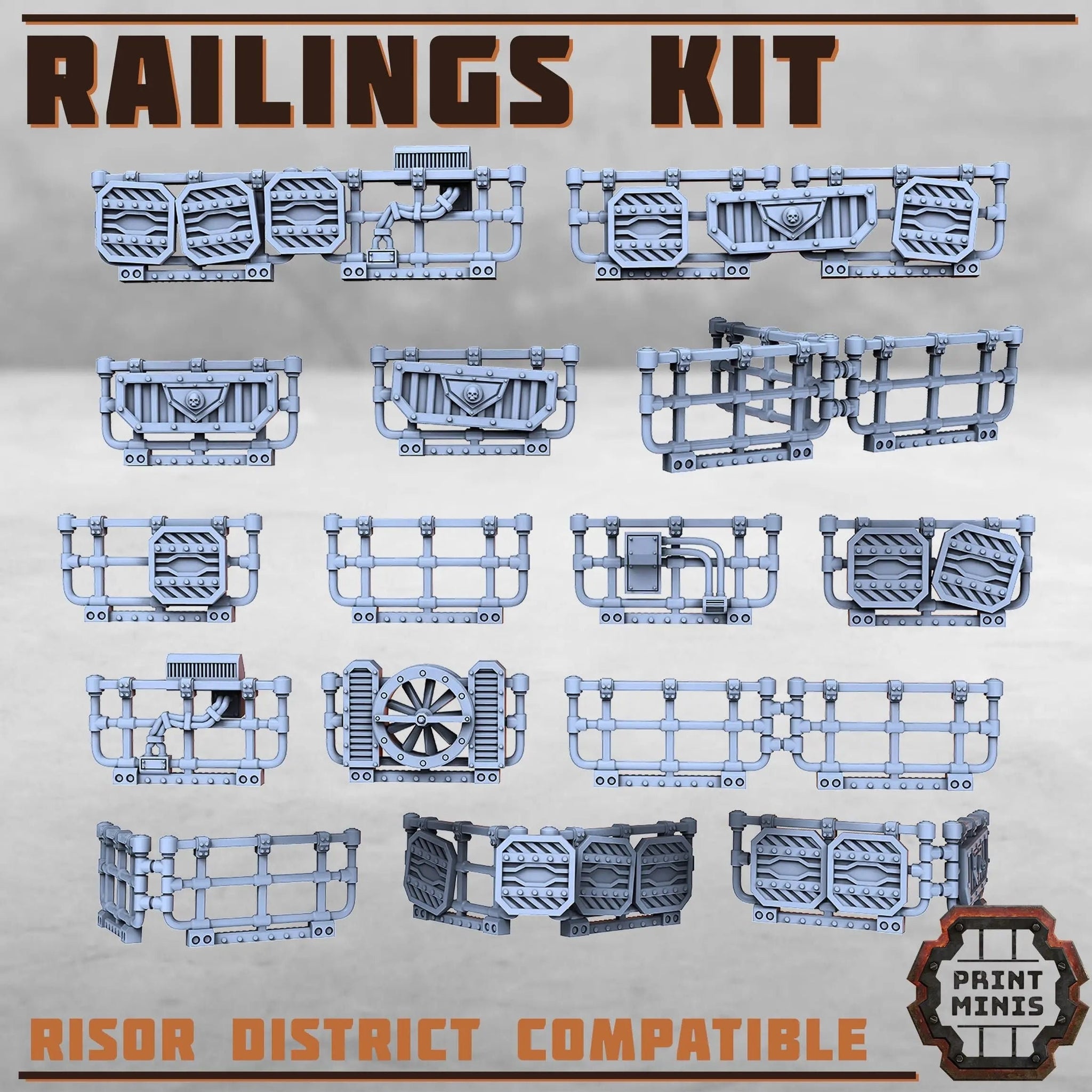 Railings Kit bundle Print Minis