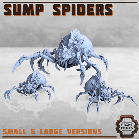 Sump Spider Print Minis