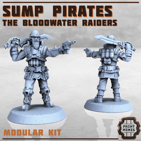 Sump Pirates - The Bloodwater Raiders Print Minis