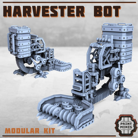 Harvester Bot Print Minis