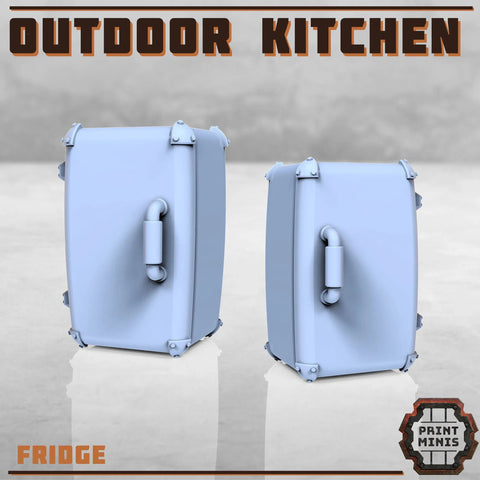 Outdoor Kitchen - Complete set Print Minis