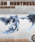 Ash Huntress - Beastmaster with Zulbatan monsters Print Minis