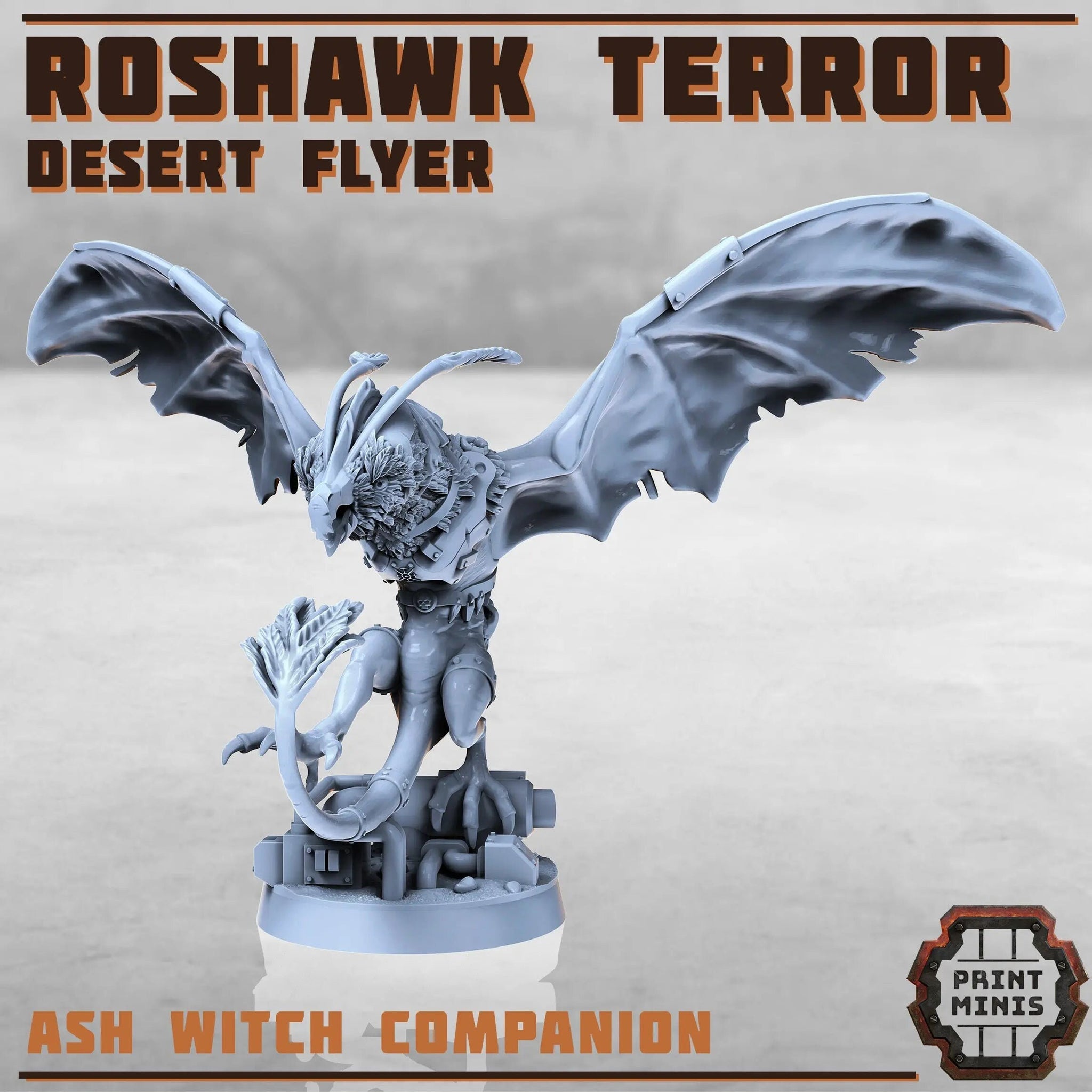 Roshawk Terror - Desert Flyer Print Minis