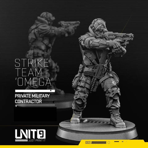 Strike team Omega Mercenary Unit 9