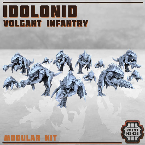 Idolonid Volgant Infantry Print Minis