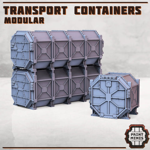 Transport Container Print Minis