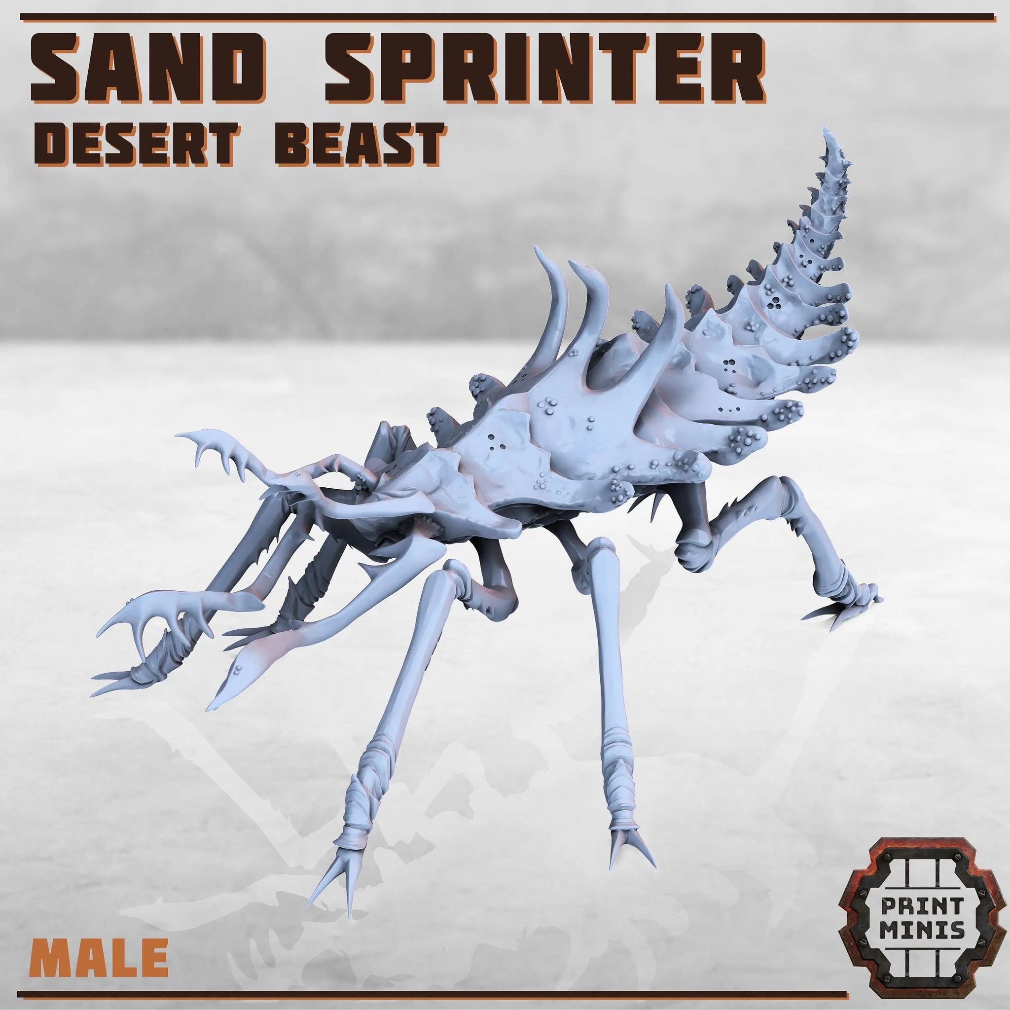 Sand Sprinters - Desert Beast Print Minis