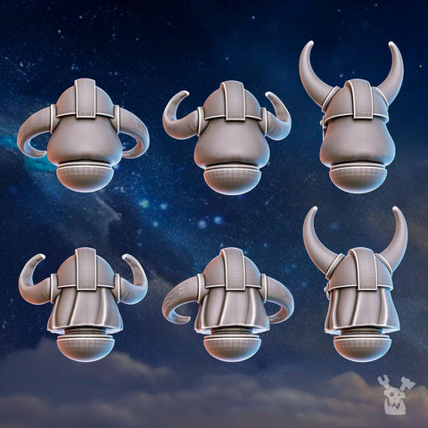 Stormpride Sisters - Horned helmets set