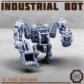 Industrial Bot - with 6 tool options - HamsterFoundry - HamsterFoundry