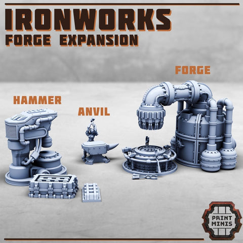 Ironworks Forge Expansion - HamsterFoundry - HamsterFoundry