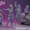 Jen - Explosive Blonde - Biker Girls - 32mm - HamsterFoundry - HamsterFoundry