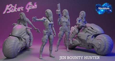 Jen - Explosive Blonde - Biker Girls - 32mm - HamsterFoundry - HamsterFoundry