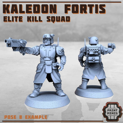 Kaledon Fortis - elite troops - HamsterFoundry - Print Minis