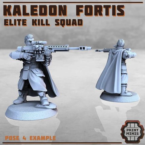 Kaledon Fortis - elite troops - HamsterFoundry - Print Minis