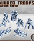 Kaledon Fortis - Injured Soldiers Bundle - HamsterFoundry - Print Minis
