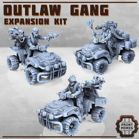 Kimber Quad Bike - Code Splicer Cult - HamsterFoundry - Print Minis