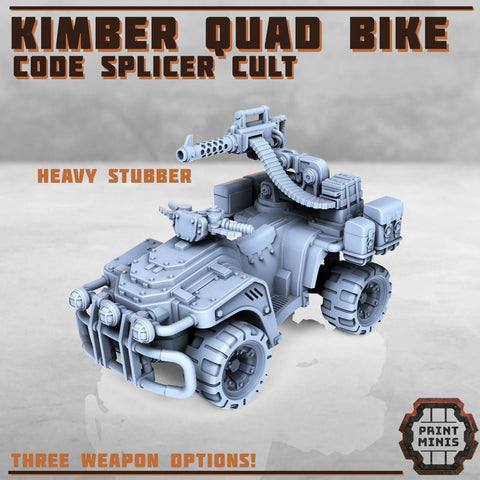 Kimber Quad Bike - Code Splicer Cult - HamsterFoundry - Print Minis