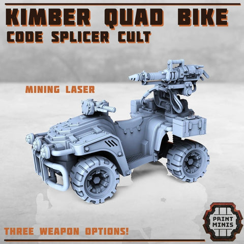 Kimber Quad Bike - Code Splicer Cult - HamsterFoundry - Print Minis