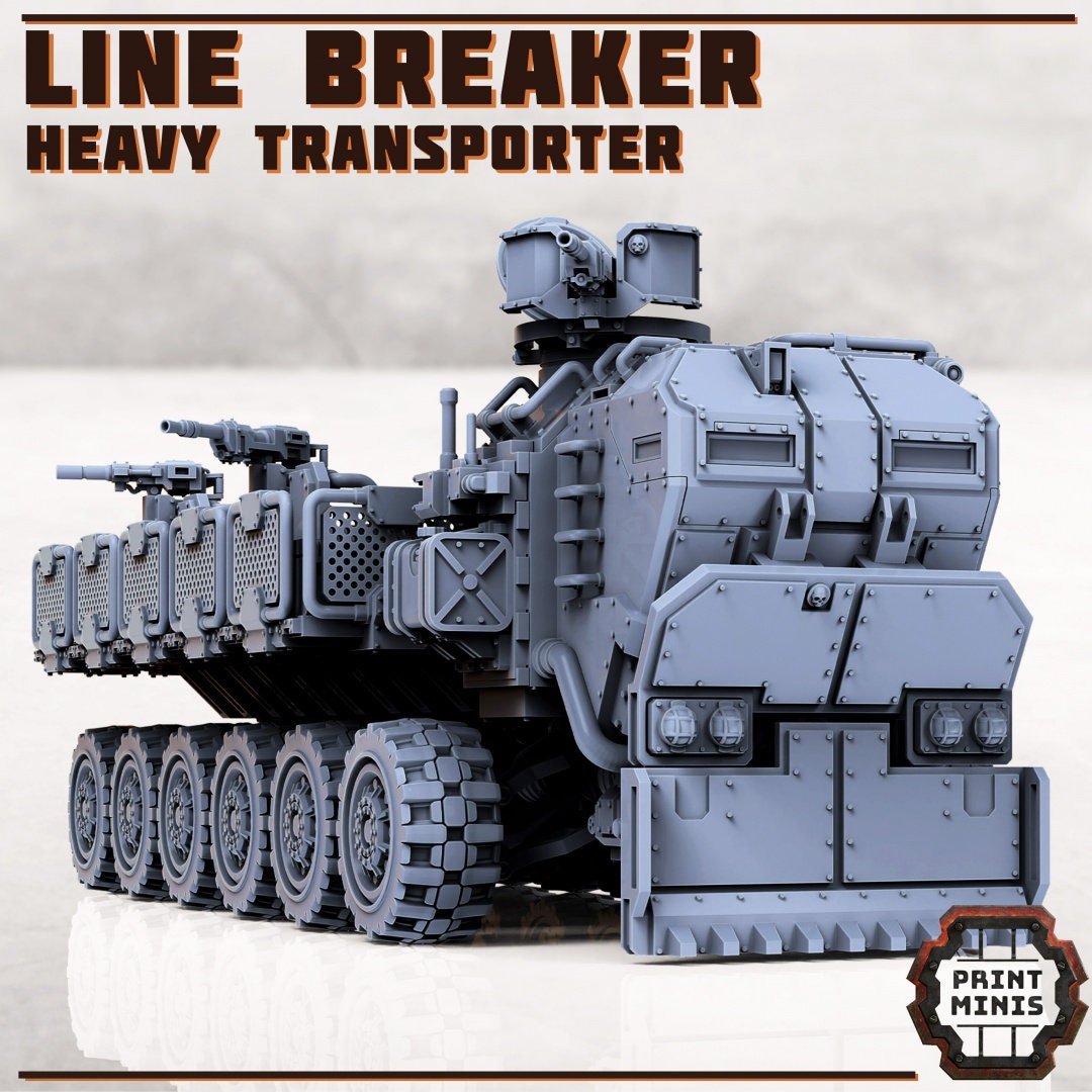 Line Breaker - Heavy Transporter complete kit - HamsterFoundry - HamsterFoundry