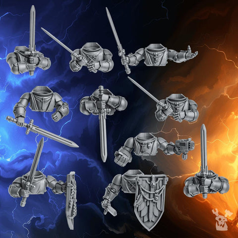 Millennium Wars - Knights of the Circle modular set 1 - HamsterFoundry - HamsterFoundry