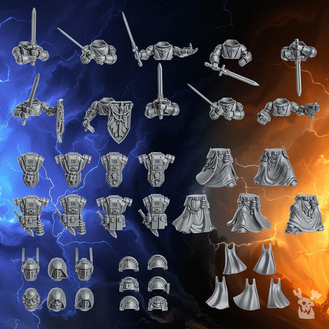 Millennium Wars - Knights of the Circle modular set 1 - HamsterFoundry - HamsterFoundry